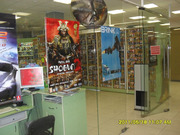 Отдел DVD дисков.